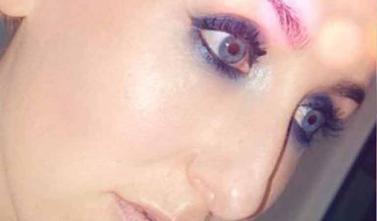 Makeup application in York studio